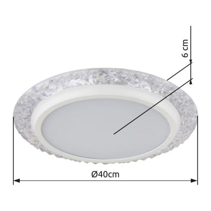 Globo - LED taklampa LED/22W/230V 3000K diameter 40 cm