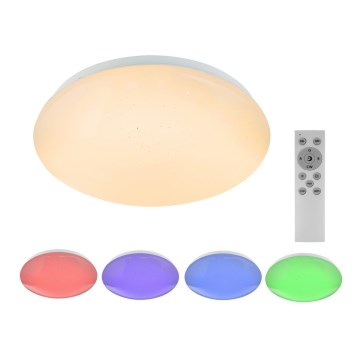 Globo 48363RGB - RGB Dimbar LED-lampa ATREJU 1xLED/12W/230V + 1xLED/3W