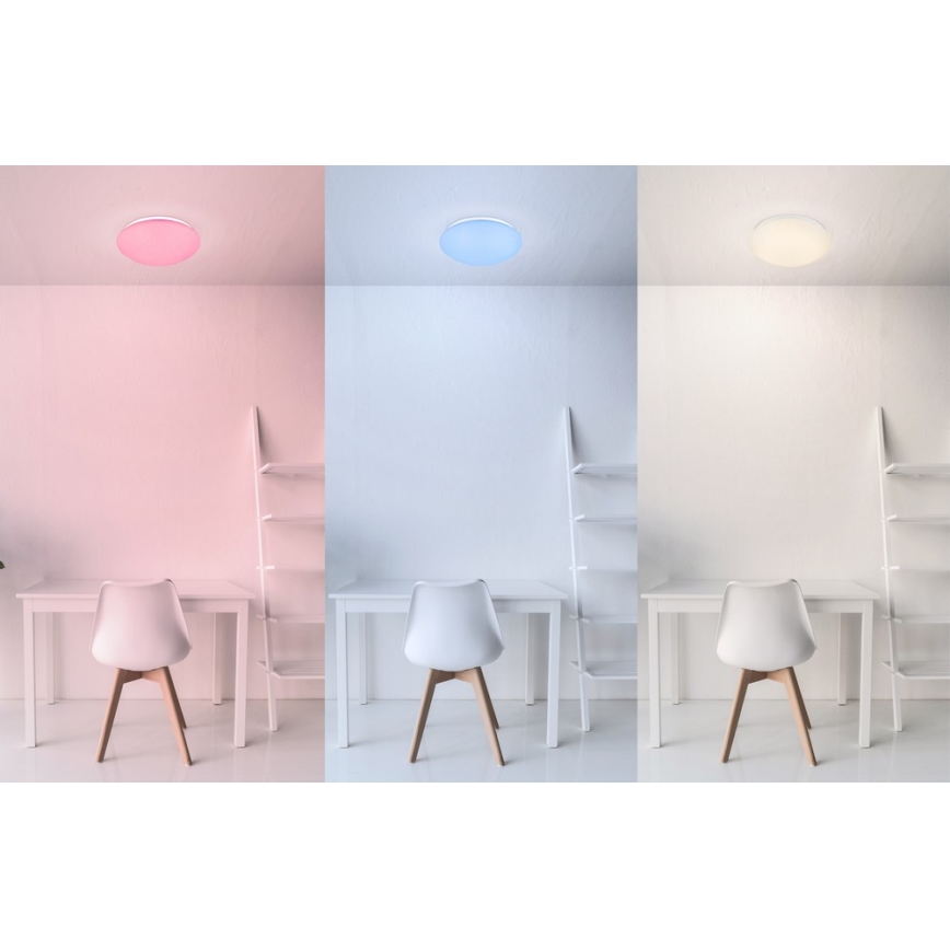 Globo 48363RGB - RGB Dimbar LED-lampa ATREJU 1xLED/12W/230V + 1xLED/3W
