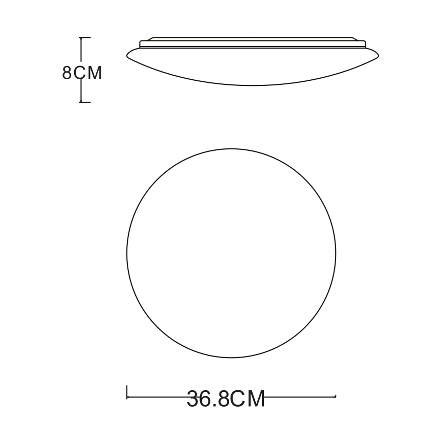 GLOBO - LED taklampa LED/24W/230V