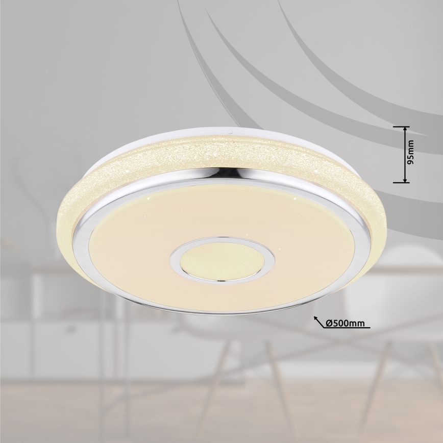 Globo - LED Dimbar taklampa LED/40W/230V 2700-6500K + fjärrkontroll