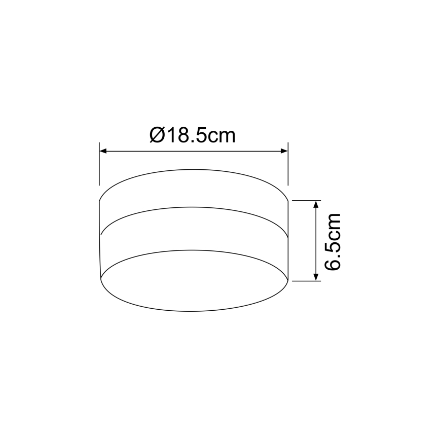 GLOBO 48401 - Takbelysning OPAL 1xE27/40W
