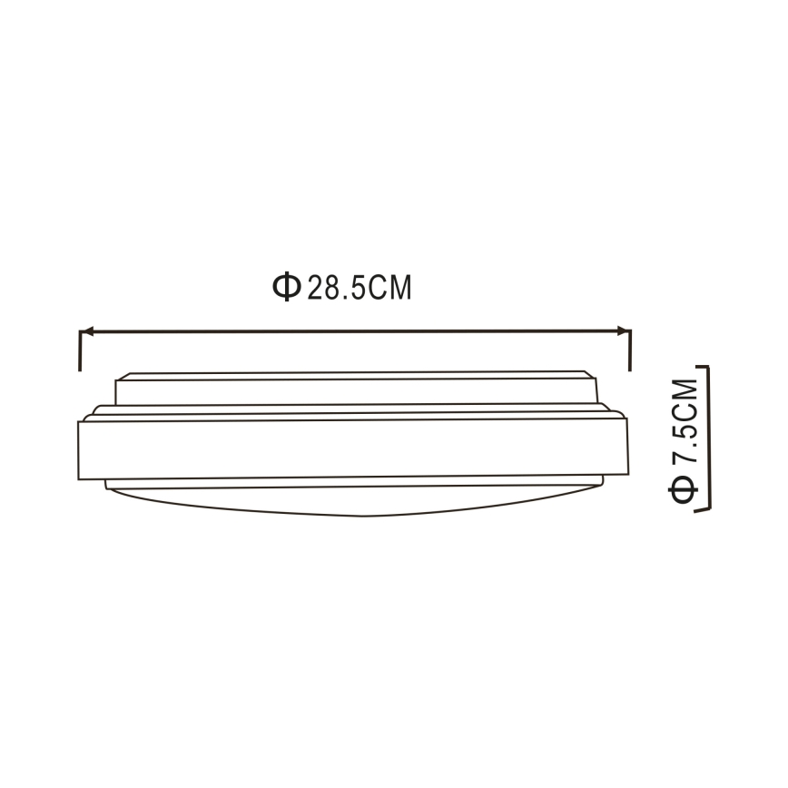 Globo - LED taklampa LED/18W/230V 3000K