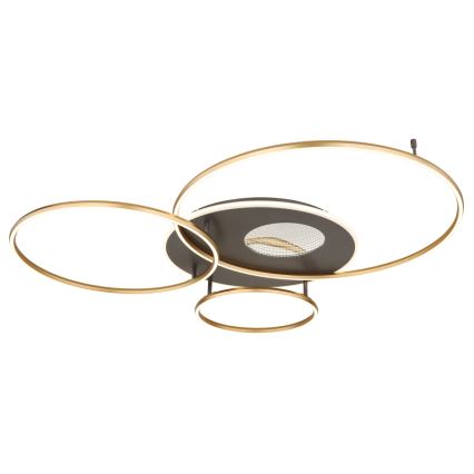 Globo - LED Dimbar taklampa LED/70W/230V 2700-6500K guld + fjärrkontroll