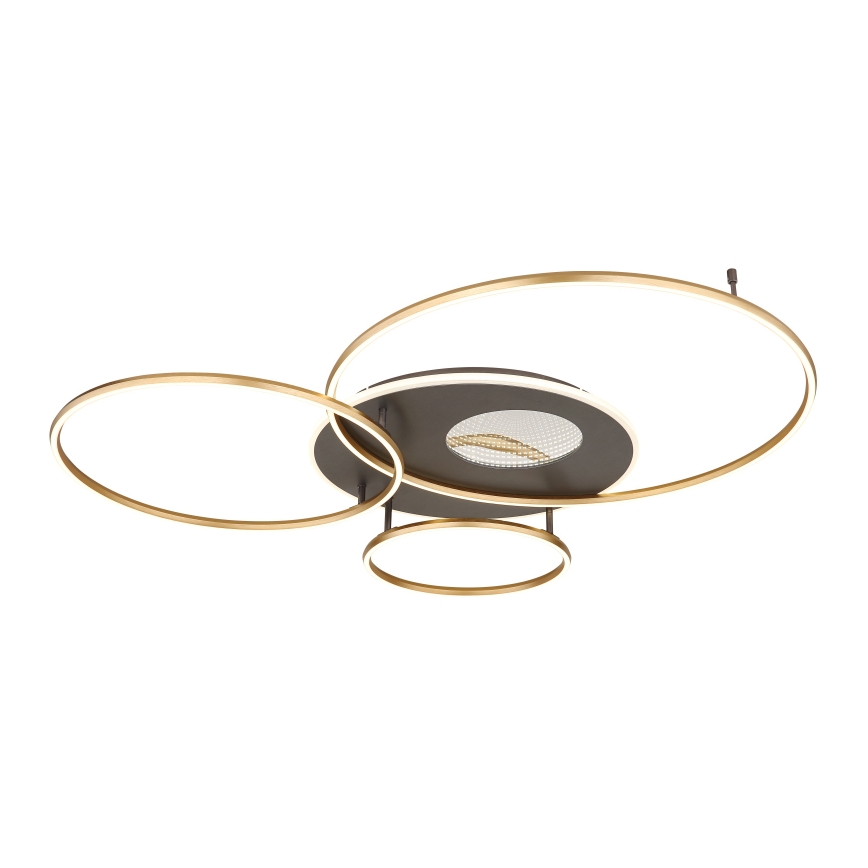 Globo - LED Dimbar taklampa LED/70W/230V 2700-6500K guld + fjärrkontroll
