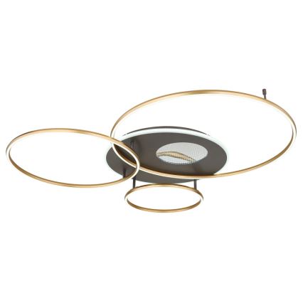 Globo - LED Dimbar taklampa LED/70W/230V 2700-6500K guld + fjärrkontroll
