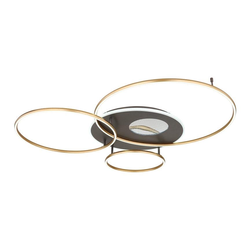 Globo - LED Dimbar taklampa LED/70W/230V 2700-6500K guld + fjärrkontroll