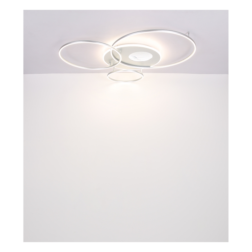 Globo - LED dimbar taklampa LED/70W/230V 2700-6500K matt krom + fjärrkontroll