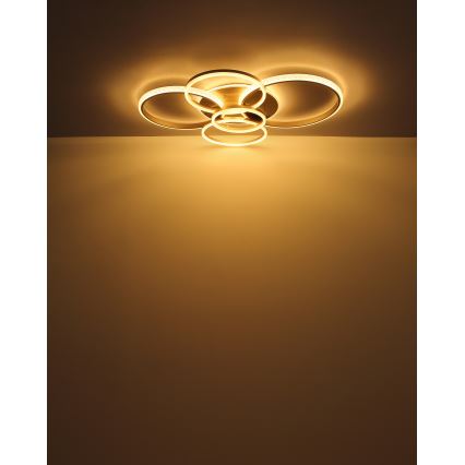 Globo - LED taklampa LED/70W/230V 3000K 88x110 cm beige