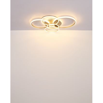Globo - LED taklampa LED/70W/230V 3000K 88x110 cm beige