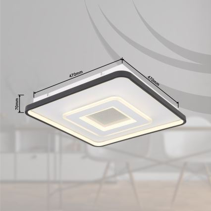 Globo - LED Dimbar taklampa LED/36W/230V 2700-6000K + fjärrkontroll