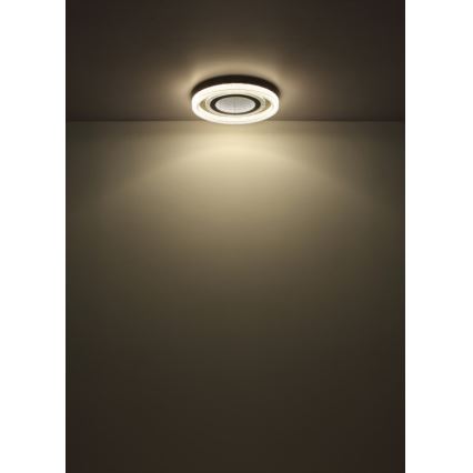 Globo - LED dimbar taklampa LED/48W/230V 2700-6000K Ø 48 cm antracit + fjärrkontroll