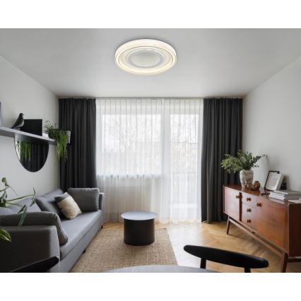 Globo - LED dimbar taklampa LED/48W/230V 2700-6000K Ø 48 cm vit + fjärrkontroll