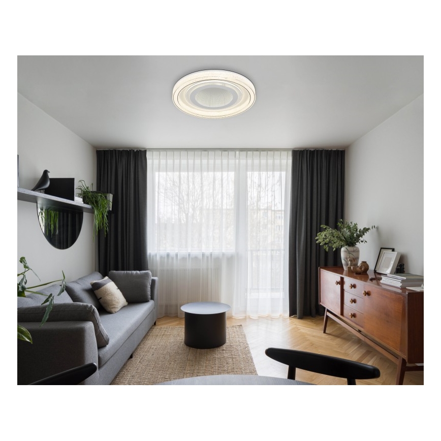 Globo - LED dimbar taklampa LED/48W/230V 2700-6000K Ø 48 cm vit + fjärrkontroll