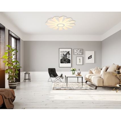 Globo - LED dimbar taklampa LED/58W/230V 2700-6000K Ø 50 cm vit + fjärrkontroll