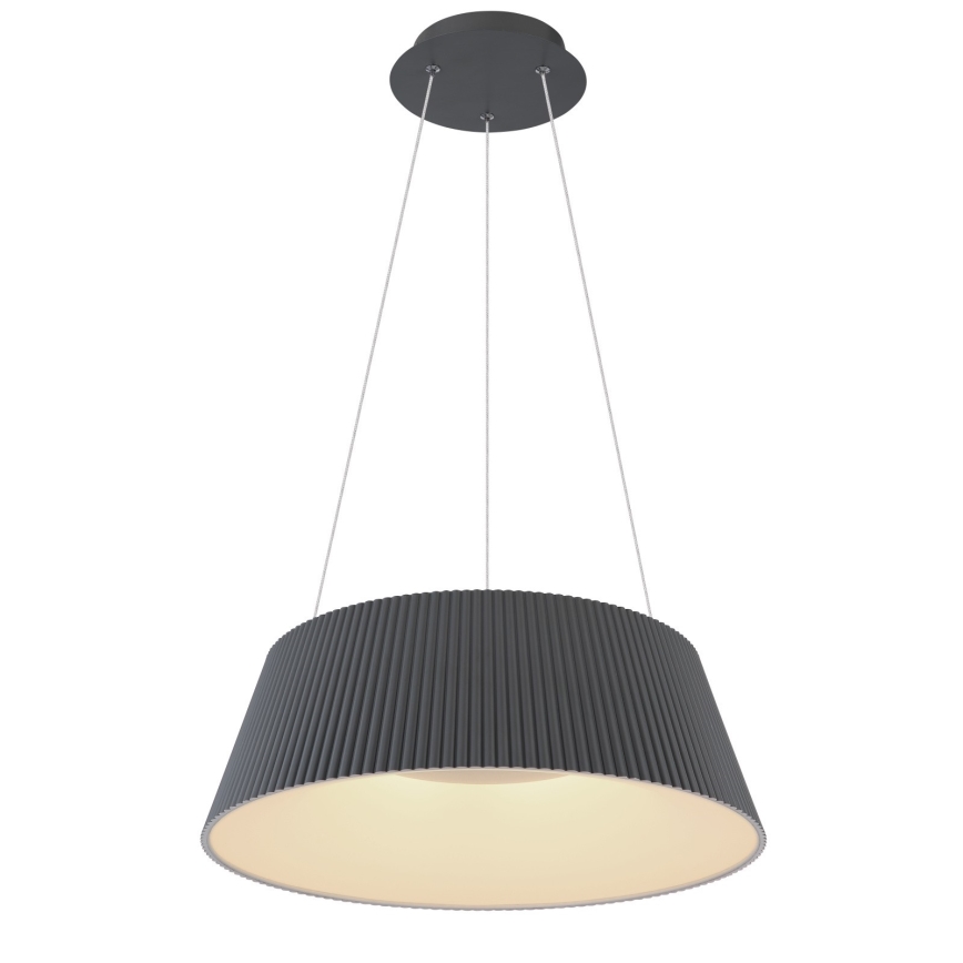 Globo - LED ljusreglerad ljuskrona på textilsladd LED/45W/230V 3000-6000K + fjärrkontroll