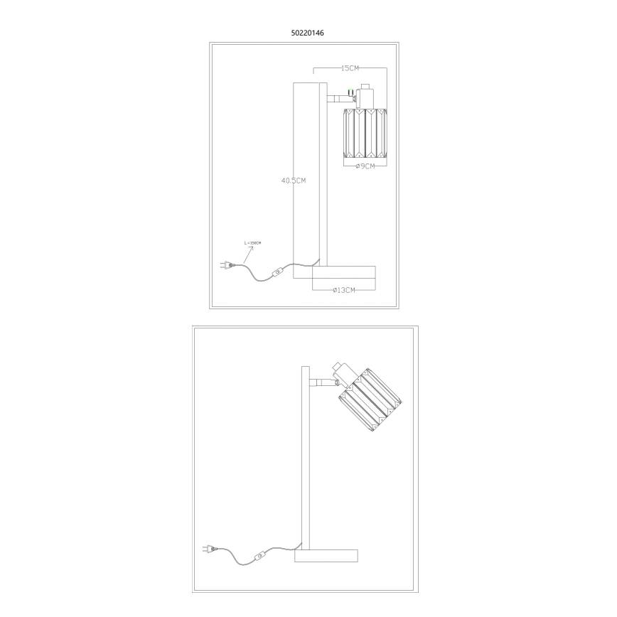 Globo - Bordslampa 1xE14/40W/230V