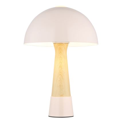 Globo - Bordslampa 1xE27ILLU/40W/230V beige