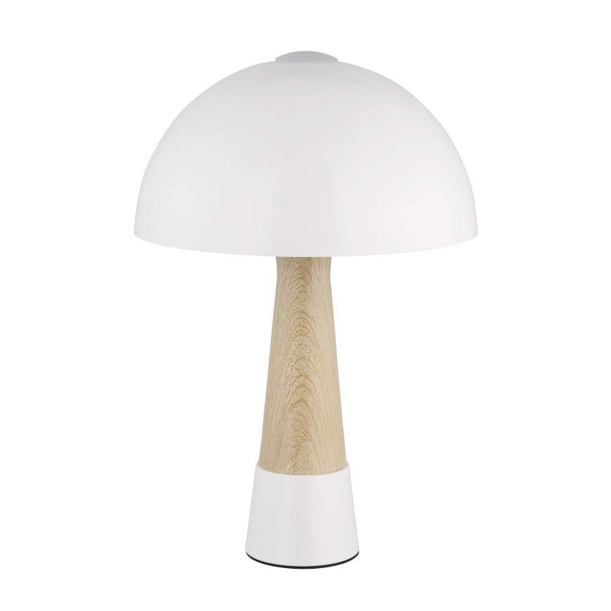 Globo - Bordslampa 1xE27ILLU/40W/230V vit