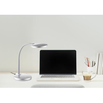 Globo - LED Ljusreglerad flexibel beröring bordslampa LED/4,6W/230V silver