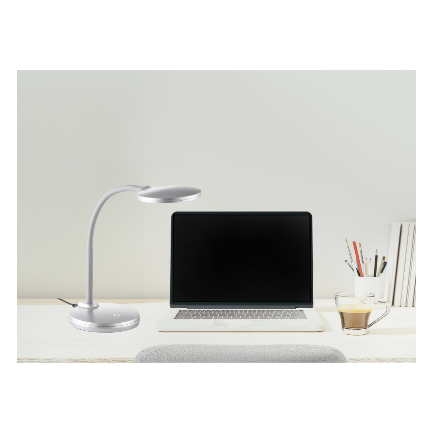 Globo - LED ljusreglerad bordslampa touch LED/4W/230V silver