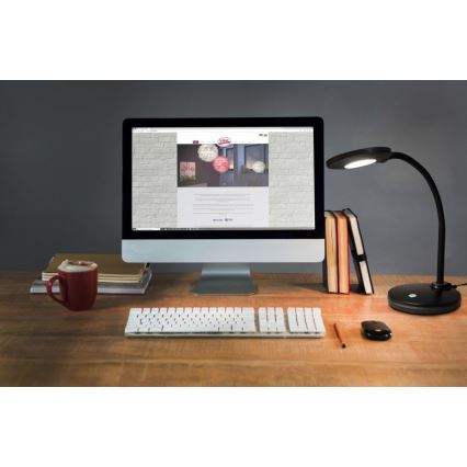 Globo - LED Dimbar Touch-bordslampa LED/4,6W/230V svart
