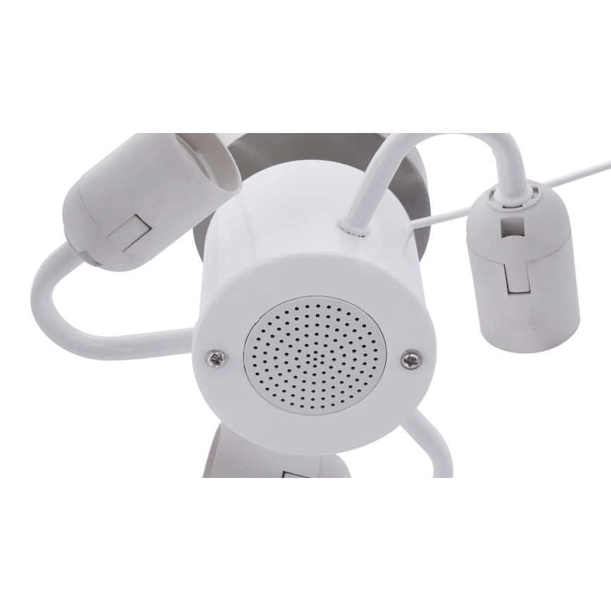 Globo 54004DL - Taklampa med en högtalare THERESA 3xE27/40W/230V