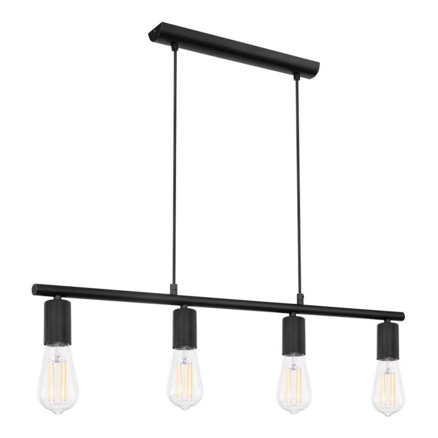 Globo 54008-4H - Ljuskrona med snöre MARTHA 4xE27/60W/230V