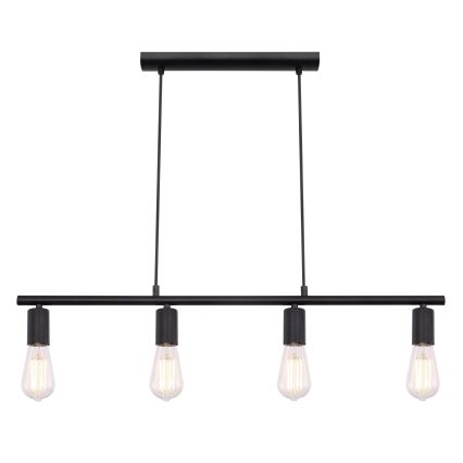 Globo 54008-4H - Ljuskrona med snöre MARTHA 4xE27/60W/230V