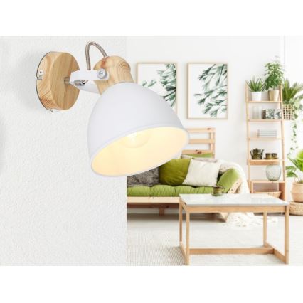 Globo 54018-1 - Väggspotlight WIHO 1xE27/40W/230V