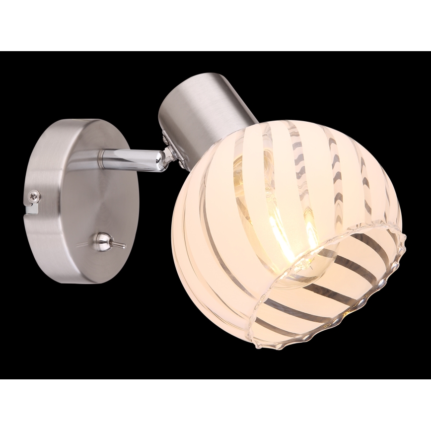 Globo 54025-1 - Väggspotlight WILLY 1xE27/40W/230V