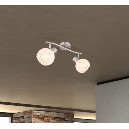 Globo 54025-2 - Spotlight WILLY 2xE27/40W/230V