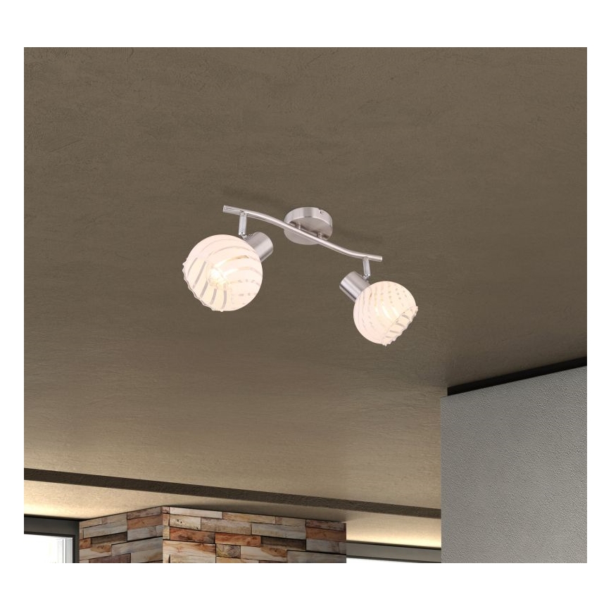 Globo 54025-2 - Spotlight WILLY 2xE27/40W/230V