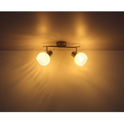 Globo 54025-2 - Spotlight WILLY 2xE27/40W/230V