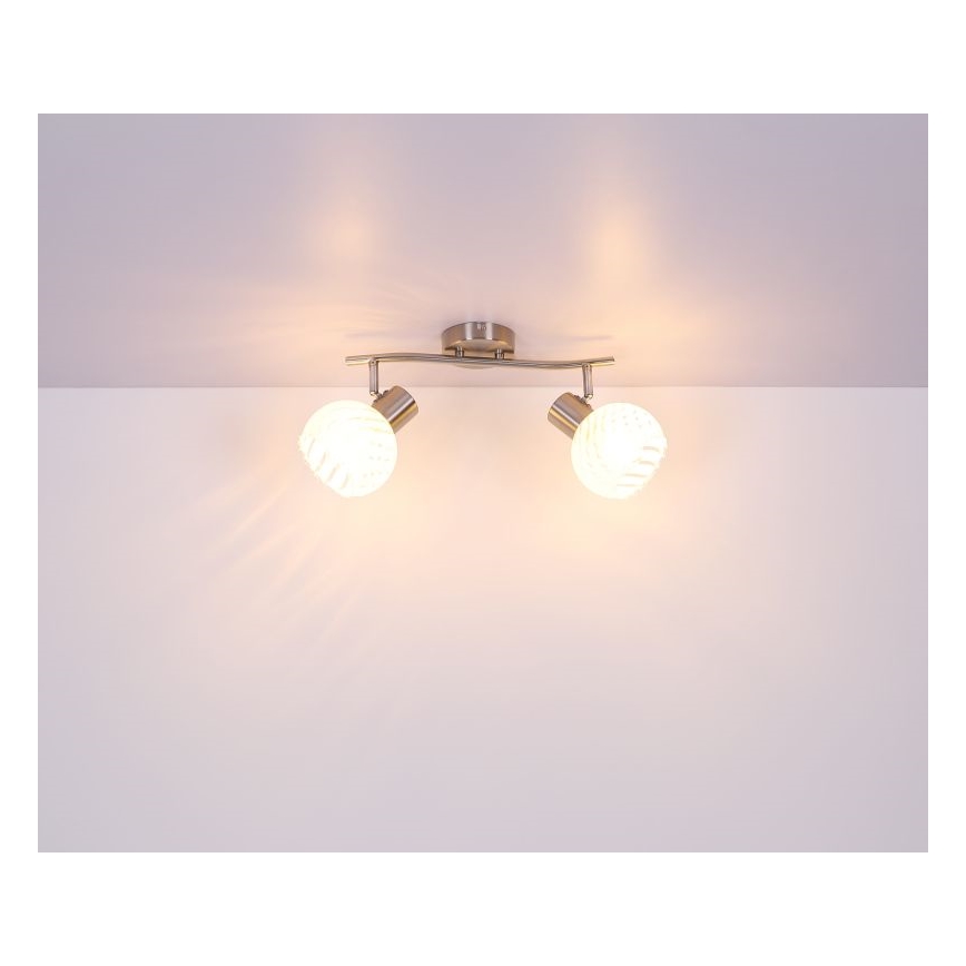 Globo 54025-2 - Spotlight WILLY 2xE27/40W/230V