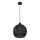 Globo 54029H - Ljuskrona med textilsladd JODIE 1xE27/60W/230V diameter 25 cm