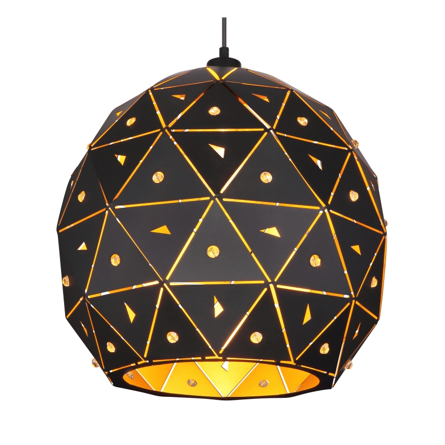 Globo 54029H1 - Ljuskrona med textilsladd JODIE 1xE27/60W/230V