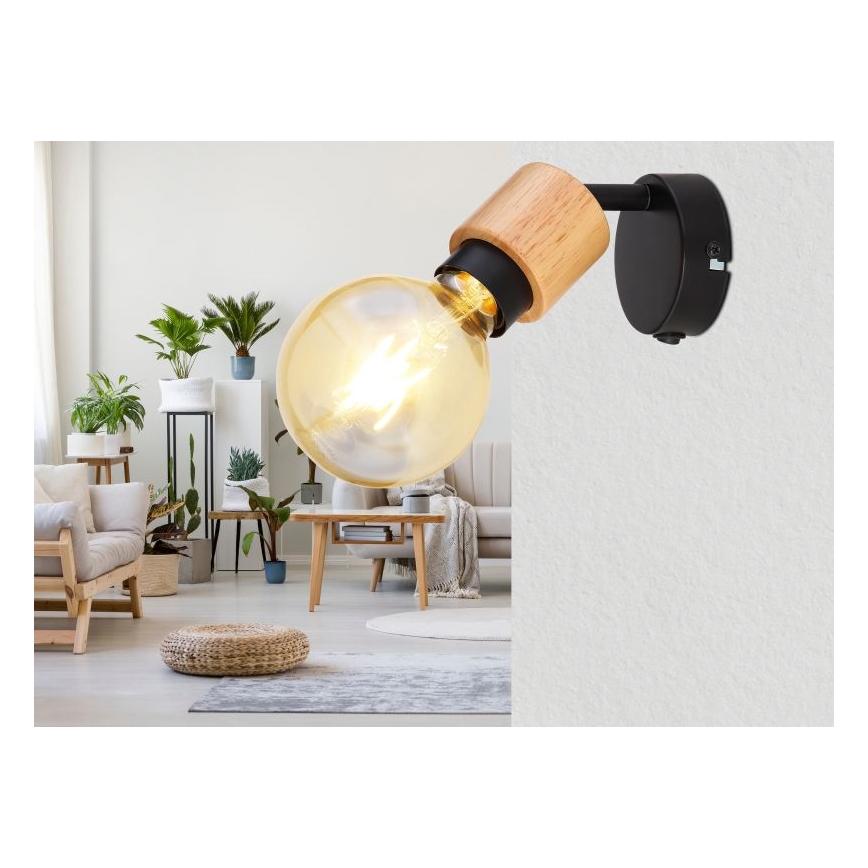 Globo 54031-1 - Väggspotlight JORNA 1xE27/40W/230V
