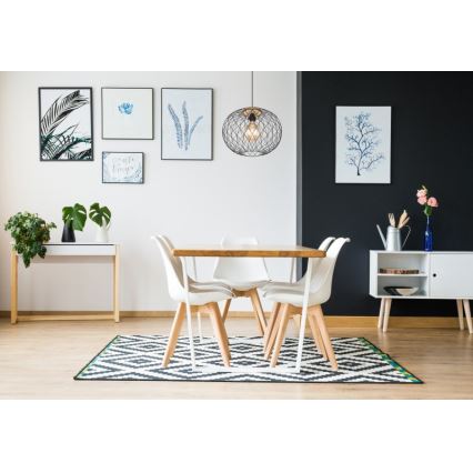 Globo - Ljusskrona med upphängningsrem  1xE27/60W/230V