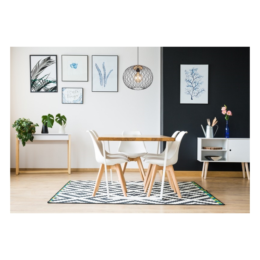 Globo - Ljusskrona med upphängningsrem  1xE27/60W/230V