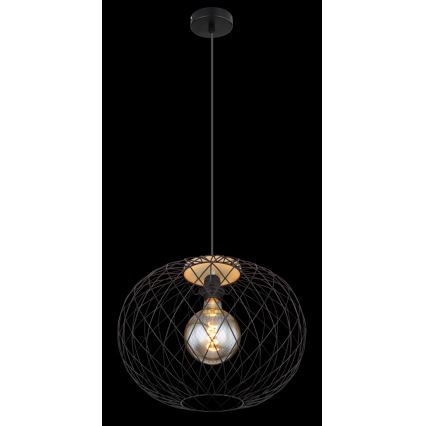 Globo - Ljusskrona med upphängningsrem  1xE27/60W/230V