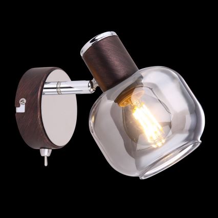 Globo 54303-1 - Väggspotlight PALLO 1xE14/40W/230V