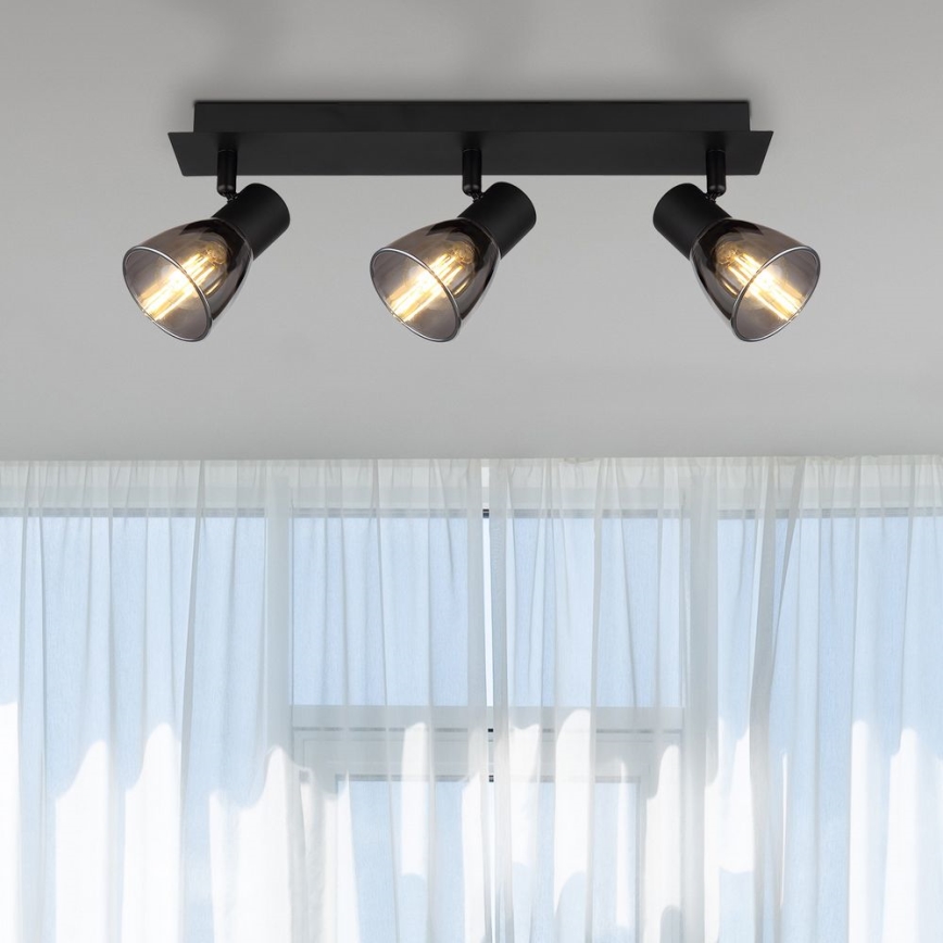 Globo - Spotlampa 3xE14/40W/230V svart