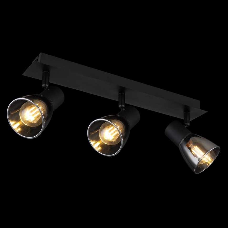 Globo - Spotlampa 3xE14/40W/230V svart