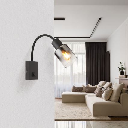 Globo - Flexibel vägglampa 1xE14/40W/230V