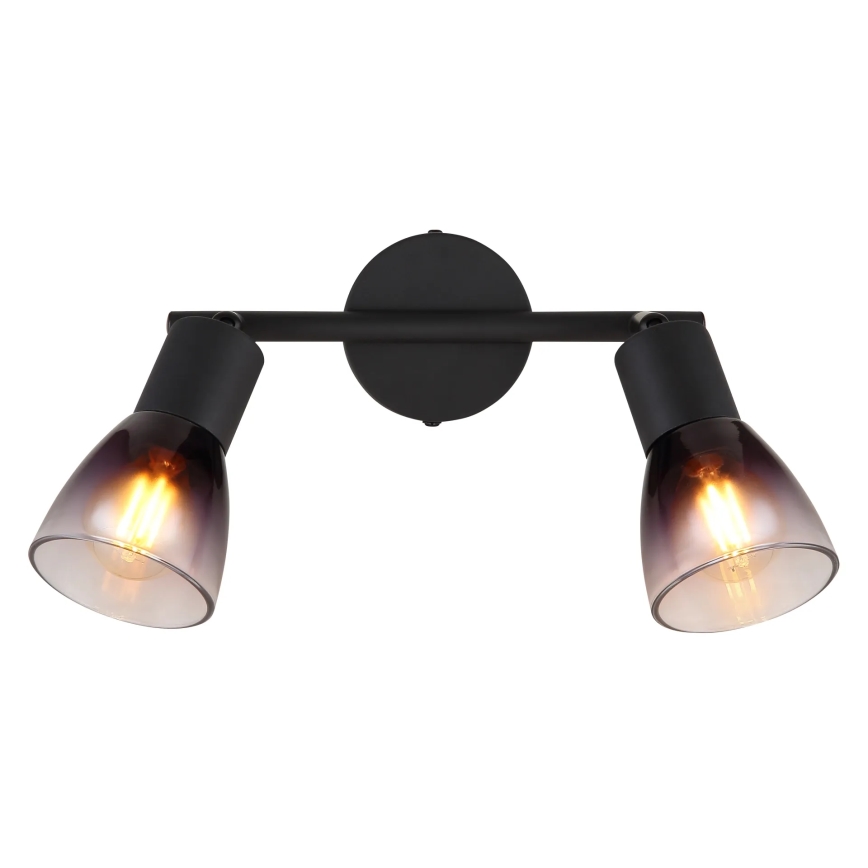 Globo - Spotlight 2xE14/25W/230V svart