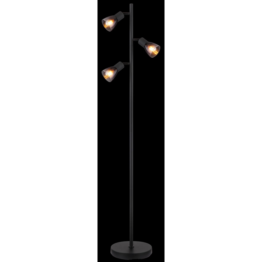 Globo - Golvlampa 3xE14/25W/230V svart