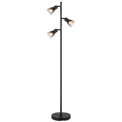 Globo - Golvlampa 3xE14/25W/230V svart