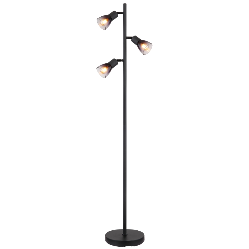 Globo - Golvlampa 3xE14/25W/230V svart