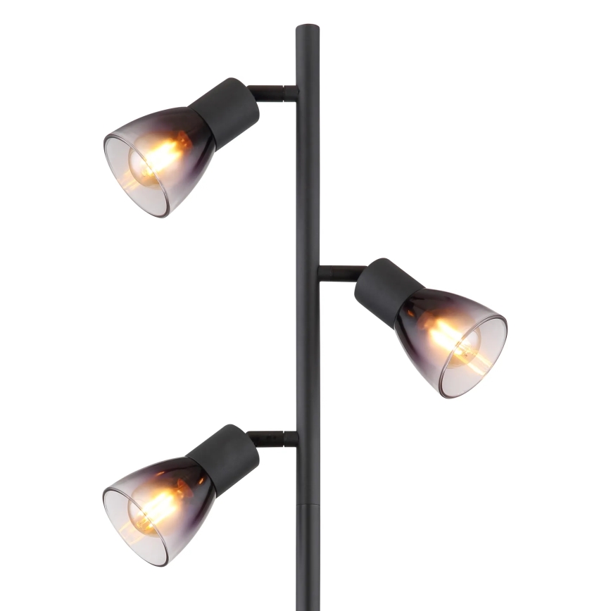 Globo - Golvlampa 3xE14/25W/230V svart